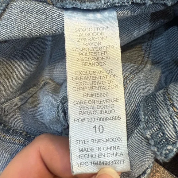 Democracy Blue Straight Leg Jeans - Picture 4 of 5